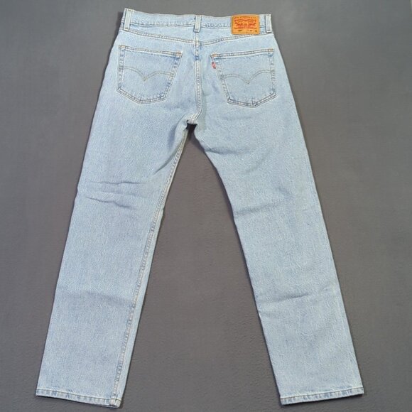 Levi's Jeans Men's 33x30 Blue 505 Regular Fit Straight Leg Denim - Picture 2 of 11